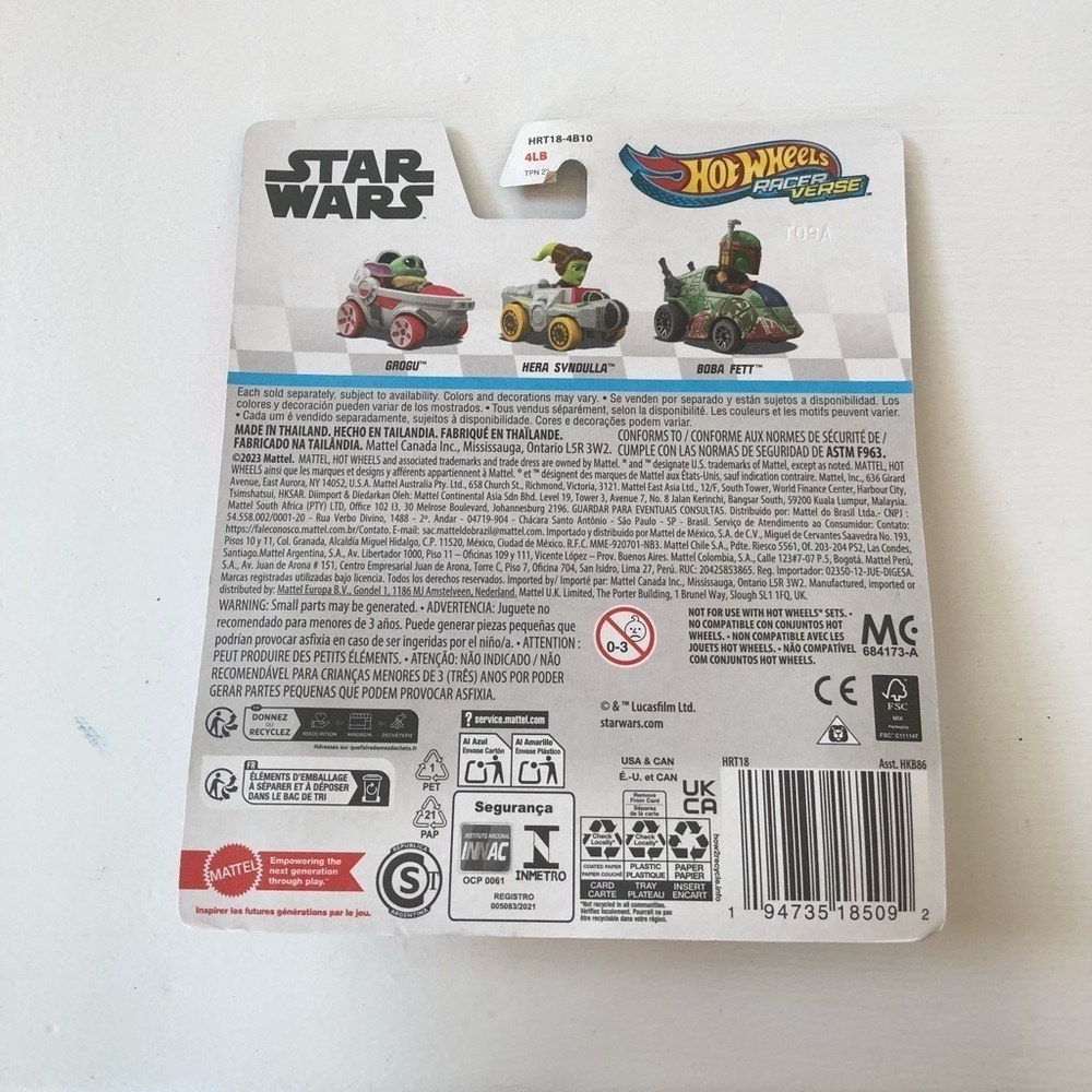 Hot Wheels Racer Verse Star Wars Diecast Car - Hera Syndulla - BRAND NEW! - Picture 3 of 5